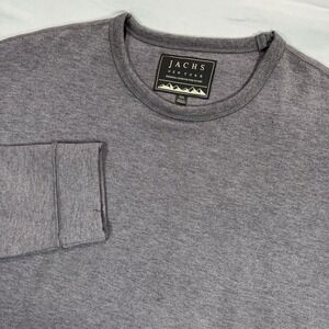 Jachs New York Fleece Sweatshirt Premium Outdoor‎ Men's XXL Gray Long Sleeve